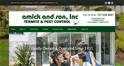 Desktop Screenshot of amickpestcontrol.com